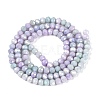 Ombre Effect Dyed Glass Beads Strands GLAA-C023-02-C27-2