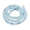 Natural Aquamarine Beads Strands X-G-S345-6mm-014-2