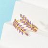 304 Stainless Steel Adjustable Cuff Rings RJEW-Q015-03G-C-5