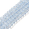 Transparent Baking Paint Glass Beads X1-DGLA-A034-T6mm-D13-1