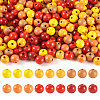 240Pcs 6 Colors Natural Wooden Beads WOOD-TA0002-74D-1