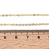 Brass Cable Chain Necklaces SW028-G-4