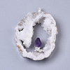 Natural Druzy Agate Big Pendants G-R458-05A-3