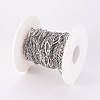 Tarnish Resistant 304 Stainless Steel Cable Chains CHS-E020-01P-3
