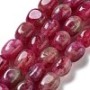 Dyed Natural Malaysia Jade Beads Strands G-P528-I03-01-2