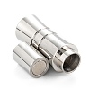 304 Stainless Steel Magnetic Clasps with Glue-in Ends STAS-P285-01P-3