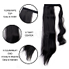 Long Straight Ponytail Hair Extension Magic Paste OHAR-E010-01A-4