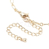 Brass Cable Chain Anklet for Women AJEW-AN00480-4