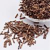 Glass Twisted Bugle Beads SEED-E002-6mm-881#-1
