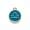 Alloy Enamel Pendants ENAM-S124-01A-05K-2