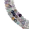 Natural Fluorite Beads Strands G-A252-A01-02-4