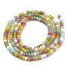 Opaque Glass Beads Strands GLAA-N041-005A-01-2