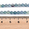 Natural Fluorite Beads Strands G-L662-A02-4mm-5
