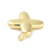 Rack Plating Brass Balloon Letter Pendants KK-C050-01G-X-2