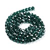 Electroplate Transparent Glass Beads Strands LS-EGLA-A035-T6mm-A18-2