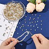 500Pcs 2 Colors CCB Plastic Beads CCB-YW0001-65-4