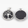 Synthetic Blue Goldstone Pendants G-S292-10D-P-2