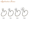 Leaf & Flower  Brass Adjustable Ring Settings KK-G527-01C-P-4