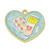 Medical Theme Alloy Enamel Pendants ENAM-U000-02B-07-1