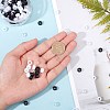 Transparent Acrylic European Beads OACR-NB0001-06-3