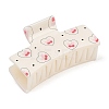 Plastic Printed Claw Hair Clips PHAR-K007-03B-2