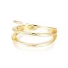 Brass Cuff Toe Rings RJEW-G100-11G-2