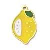304 Stainless Steel Fruit Enamel Pendants LS-STAS-G362-04G-06-1
