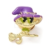 Halloween Brass Enamel European Beads LS-KK-A203-04A-G-1