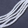 Electroplate Glass Beads Strands EGLA-A044-J1mm-B05-1