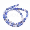 Natural Striped Agate/Banded Agate Beads Strands G-I261-C02-6mm-2