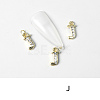 Alloy Rhinestone Cabochons MRMJ-T056-93G-J-1