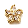Brass Pave Cubic Zirconia Multi-strand Links KK-F913-09G-02-1
