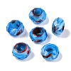 Two Tone Glass European Beads GDA009-7-1