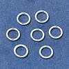 Brass Open Jump Rings KK-CBA1A60-06F-S-1