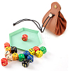 2Pcs 2 Colors Leather Jewelry Drawstring Storage Bags DIY-AN0001-32-5