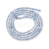 Natural Aquamarine Beads Strands G-F509-02-2mm-5