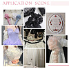 Mermaid Color Polyester Pleated Lace Trim Ribbon DIY-WH0401-58A-5
