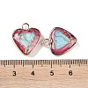 Dyed Synthetic Imperial Jasper Pendants G-P529-08G-03-3