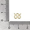 Brass M-Hook Clasps KK-CBA0DF0-14F-G-3