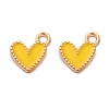 Alloy Enamel Charms FIND-G055-20G-02-2