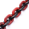 Handmade Acrylic Cable Chains AJEW-JB00655-M-3