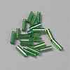 300Pcs Transparent Glass Round Bugle Beads GLAA-WH0015-74D-1