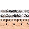 Electroplate Glass Beads Strands GLAA-T023-B16-01-4