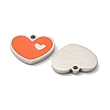 304 Stainless Steel Enamel Charms STAS-L022-163P-2