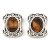Natural Tiger Eye Multi-Strand Links KK-M304-05P-02-1