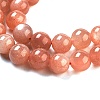 Natural Sunstone Beads Strands G-G066-8mm-5