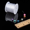 0.6mm White Tone Beading Nylon Wire Fishing Line Wire X-NWIR-R0.6MM-7
