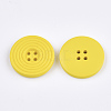 Painted Wooden Buttons X-WOOD-Q040-002G-2