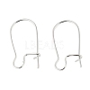 Brass Hoop Earring Findings KK-H258-16S-2