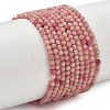 Natural Rhodonite Beads Strands G-P553-G06-01-1